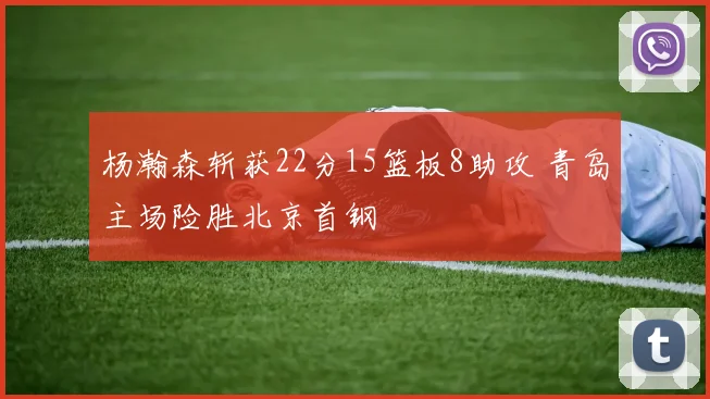 杨瀚森斩获22分15篮板8助攻 青岛主场险胜北京首钢